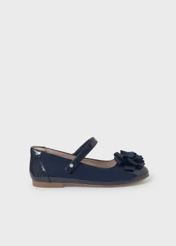 Ballerine vernice fiore ragazza^Mayoral Shop