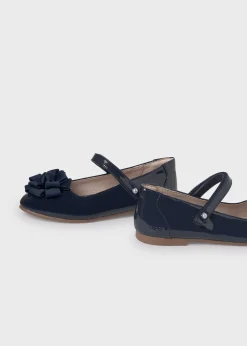 Ballerine vernice fiore ragazza^Mayoral Shop