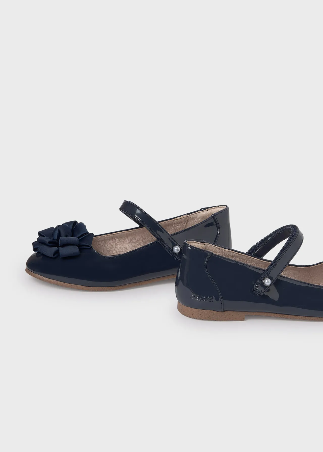 Ballerine vernice fiore ragazza^Mayoral Shop