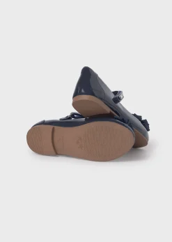 Ballerine vernice fiore ragazza^Mayoral Shop