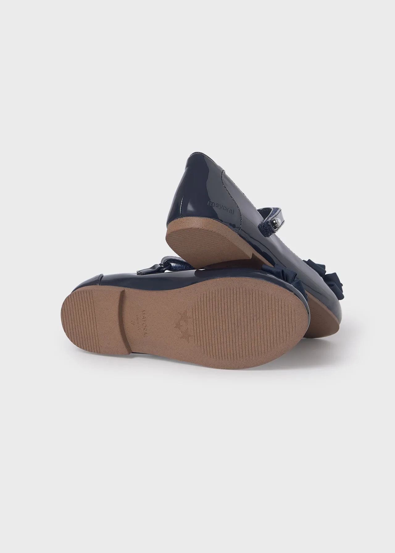 Ballerine vernice fiore ragazza^Mayoral Shop