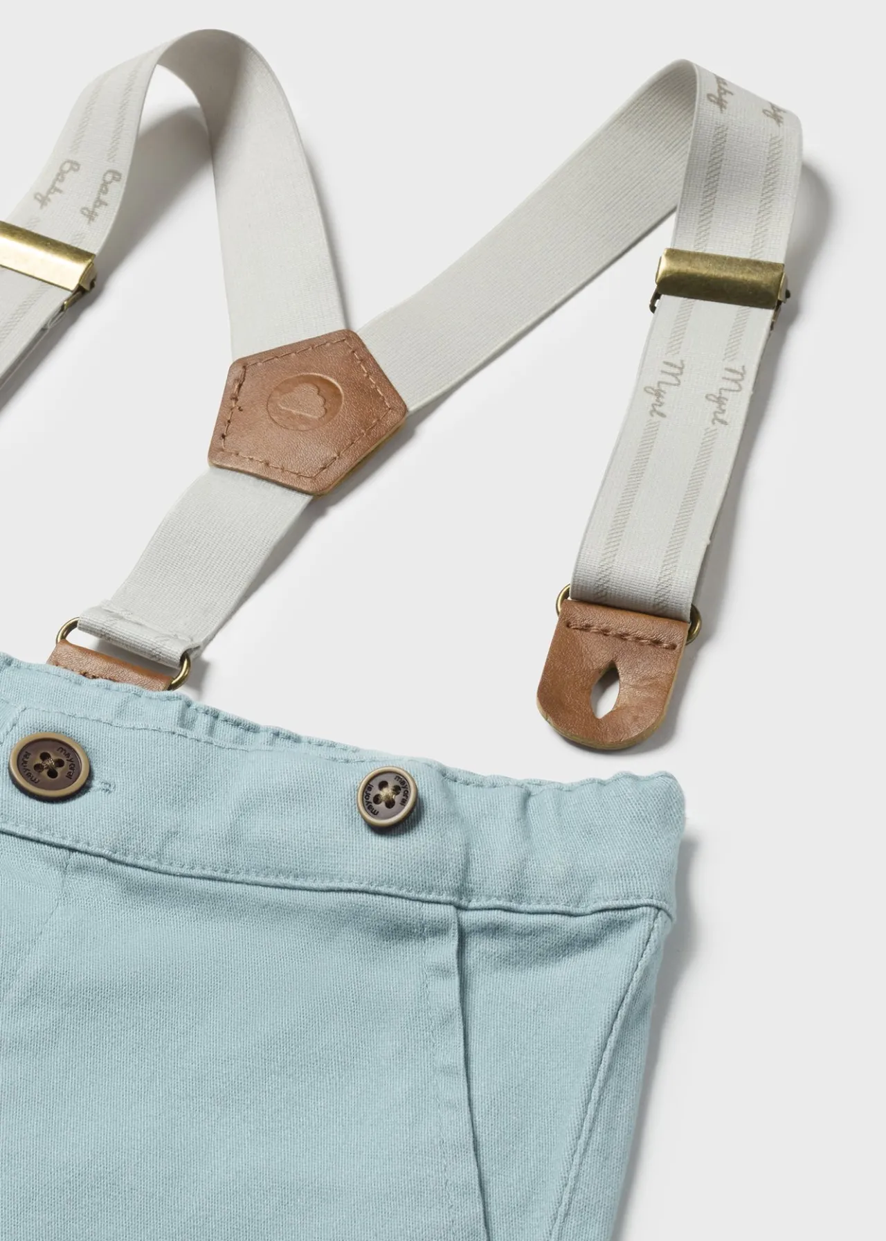 Bermuda twill bretelle neonato^Mayoral Outlet
