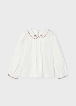 Blusa colletto ricamo bambina^Mayoral Flash Sale
