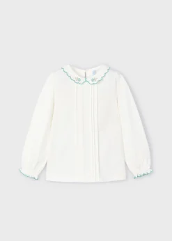 Blusa colletto ricamo bambina^Mayoral Outlet