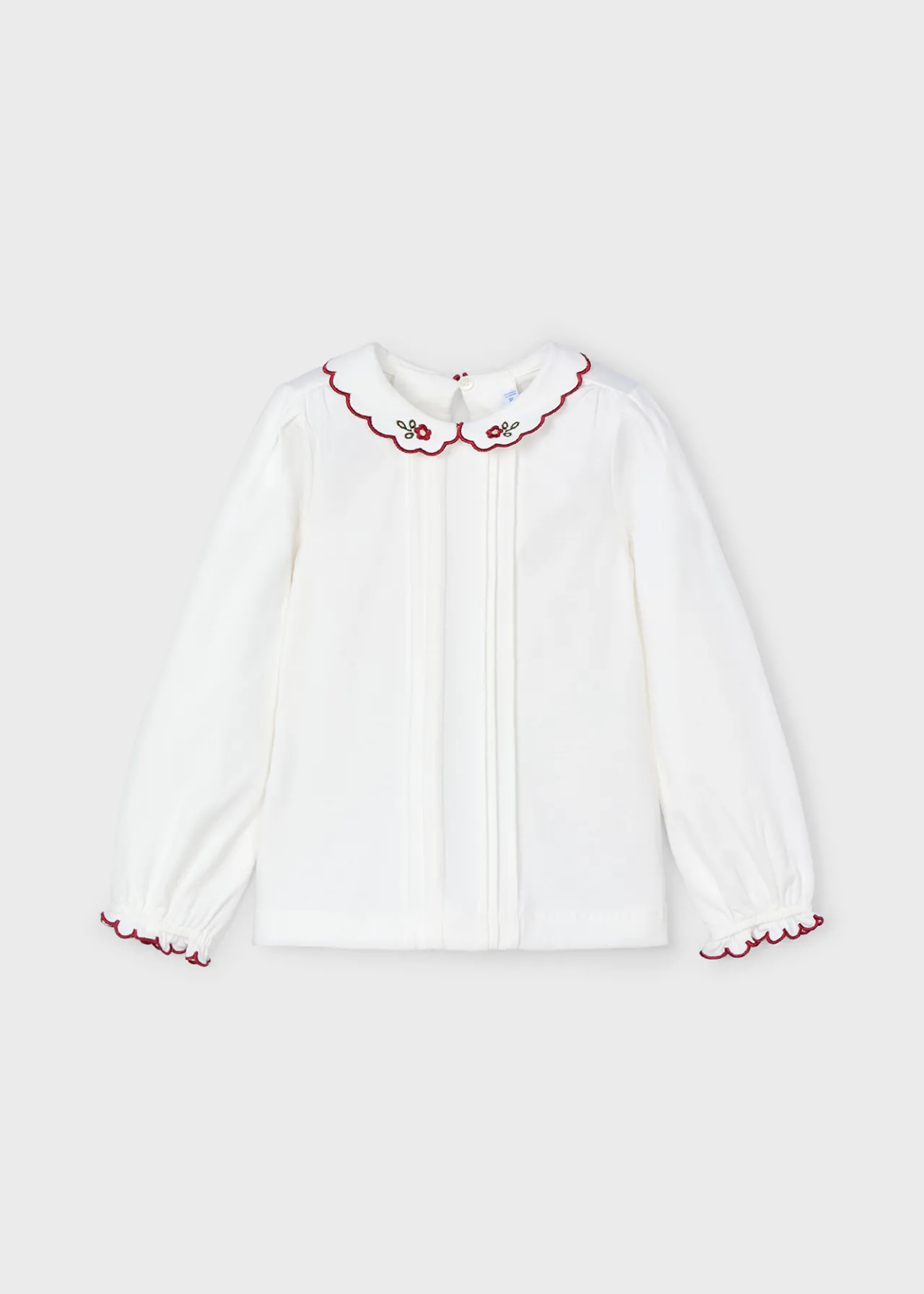 Blusa colletto ricamo bambina^Mayoral Online