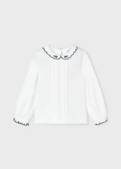 Blusa colletto ricamo bambina^Mayoral Sale