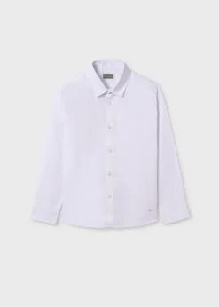 Camicia a tinta unita manica lunga ragazzo^Mayoral Hot