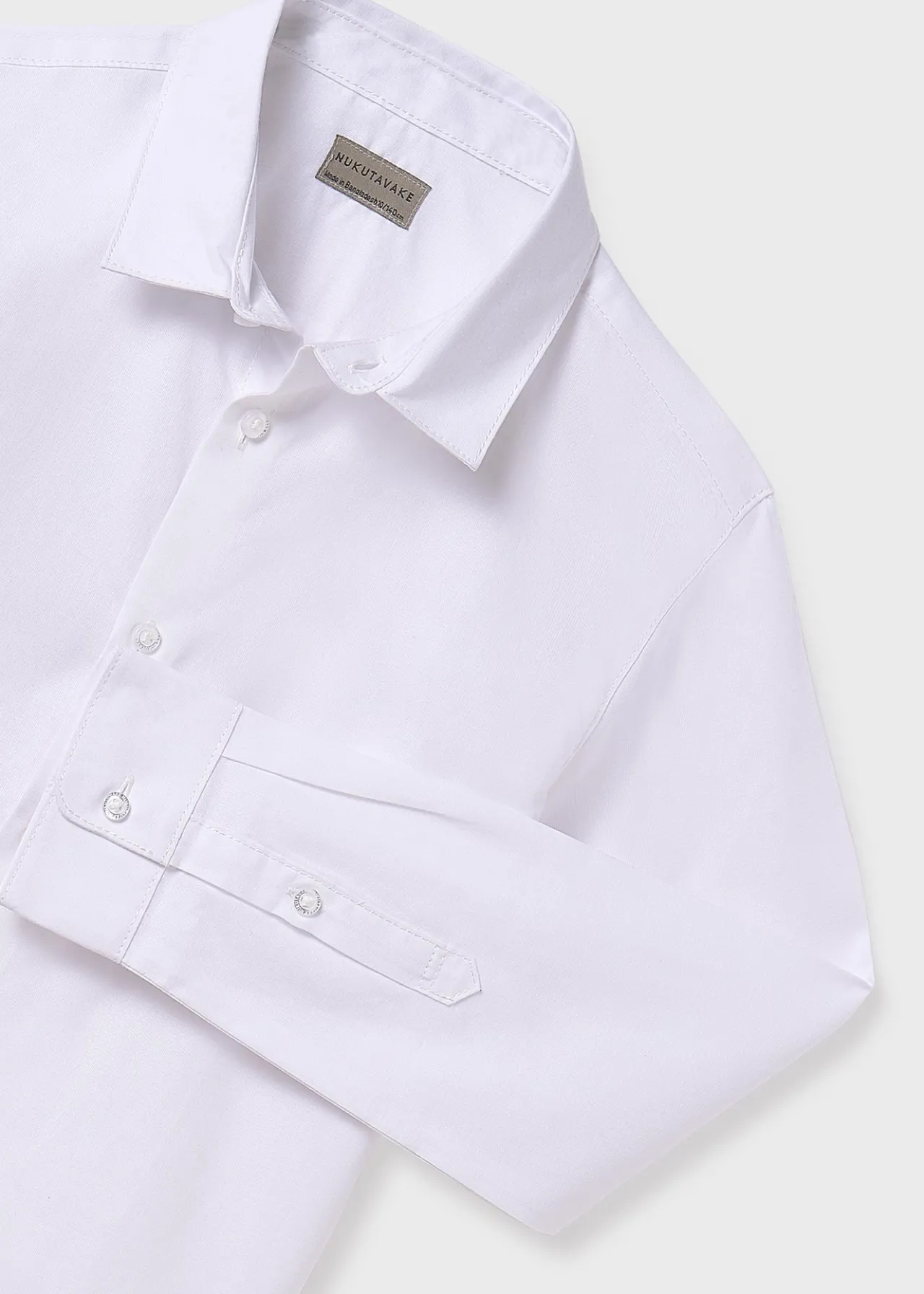 Camicia a tinta unita manica lunga ragazzo^Mayoral Hot