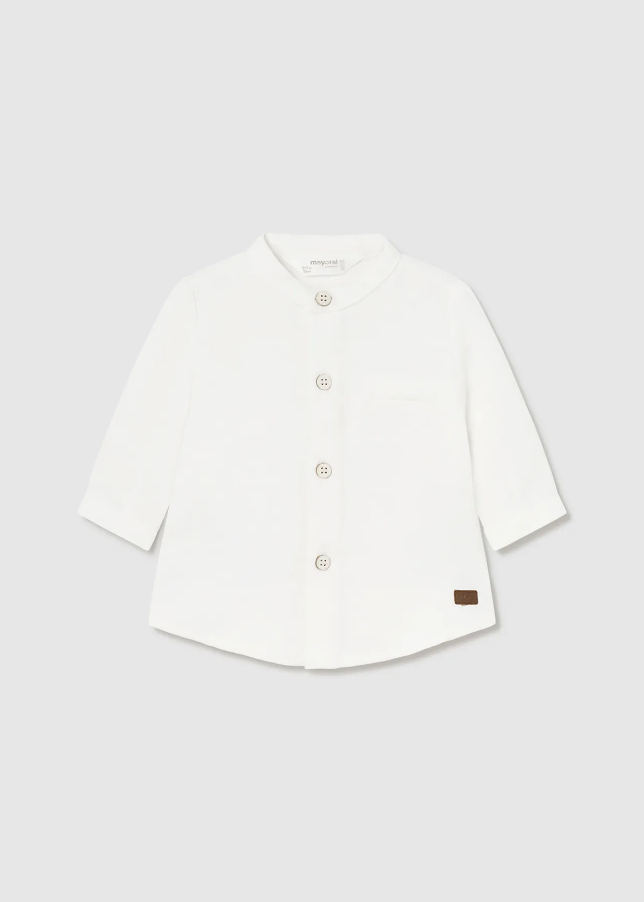 Camicia colletto coreana neonato^Mayoral Best Sale