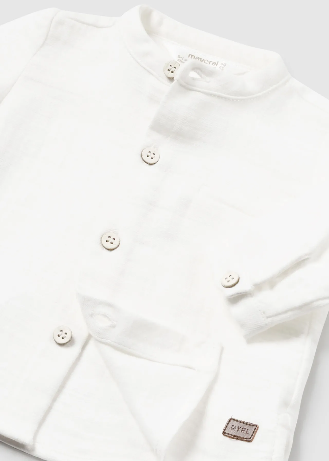 Camicia colletto coreana neonato^Mayoral Best Sale