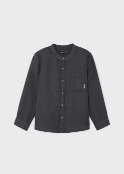 Camicia colletto coreana bambino^Mayoral Flash Sale
