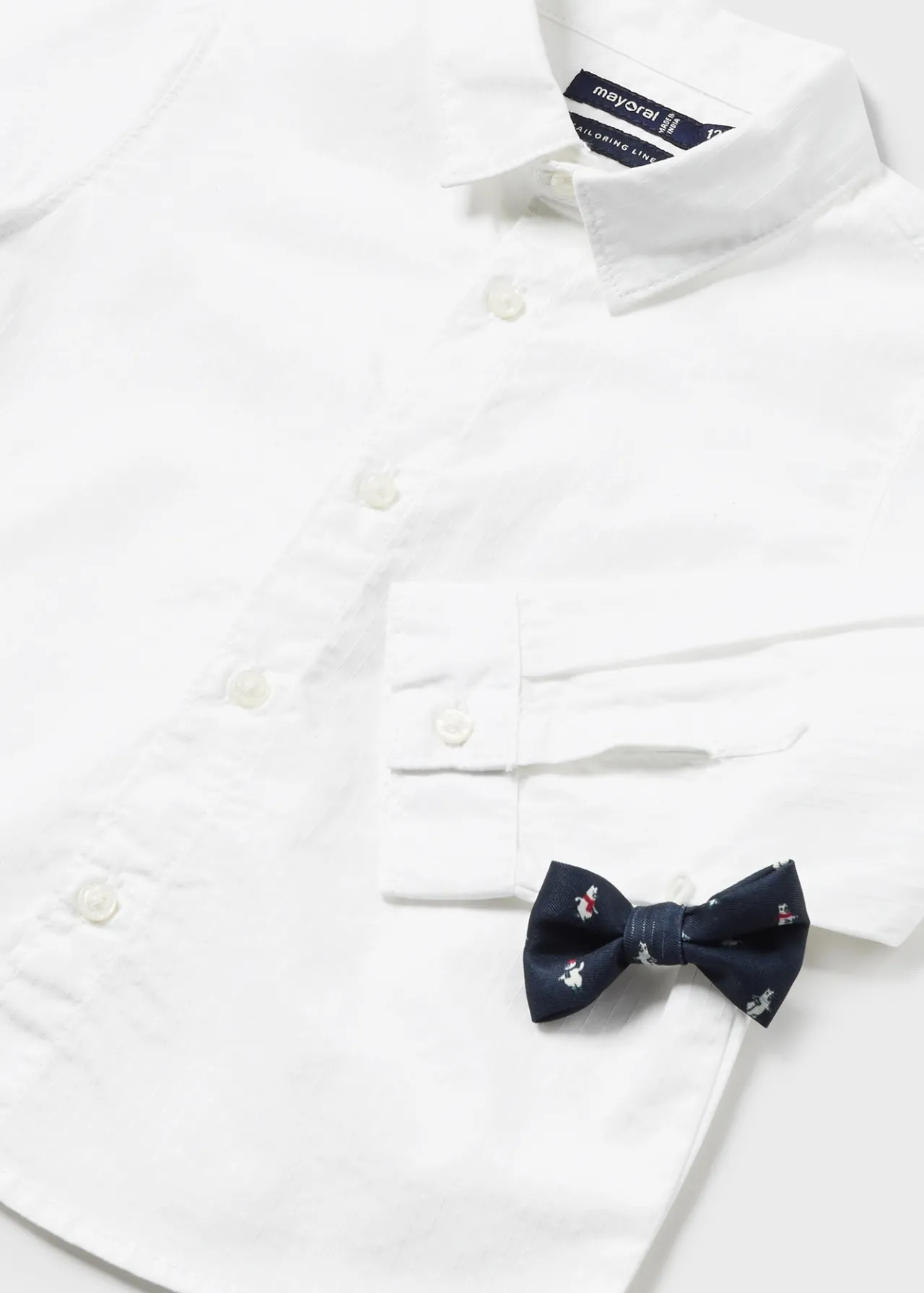 Camicia con papillon neonato^Mayoral Discount