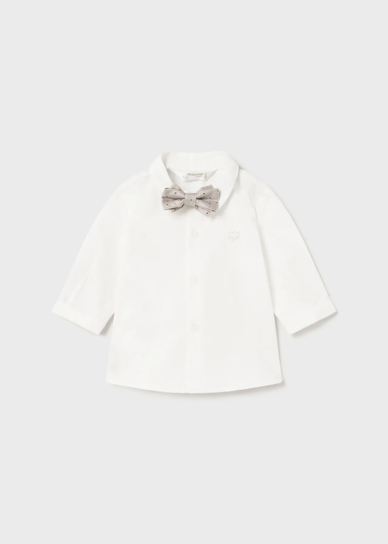 Camicia con papillon neonato^Mayoral Shop