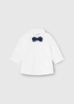 Camicia con papillon neonato^Mayoral Online
