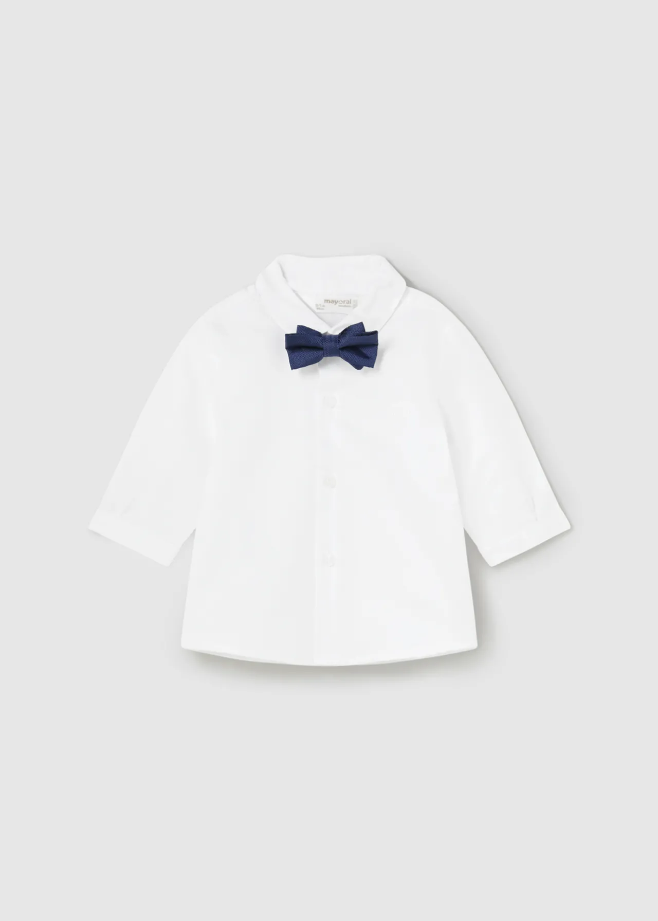 Camicia con papillon neonato^Mayoral Online