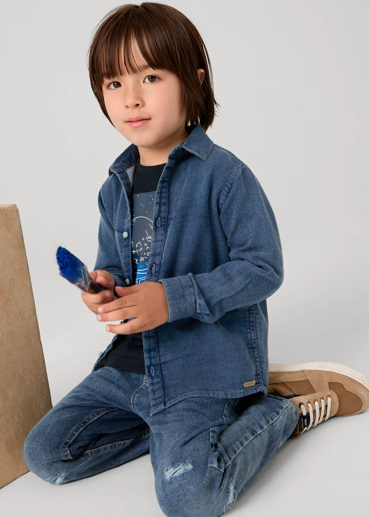Camicia denim bambino^Mayoral Best