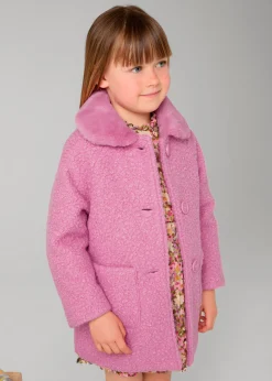 Capotto colletto pellicciotto bambina^Mayoral Best