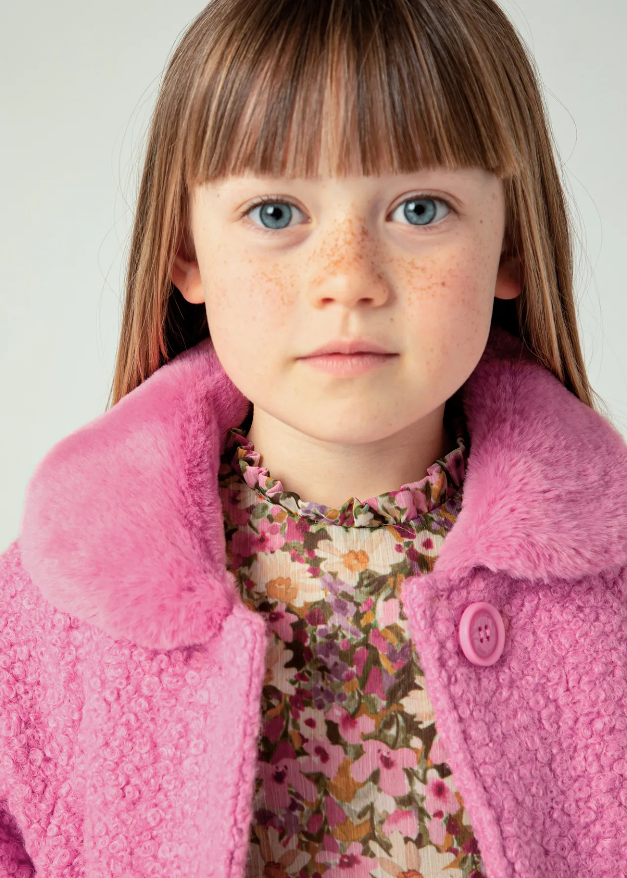 Capotto colletto pellicciotto bambina^Mayoral Best