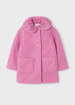 Capotto colletto pellicciotto bambina^Mayoral Best