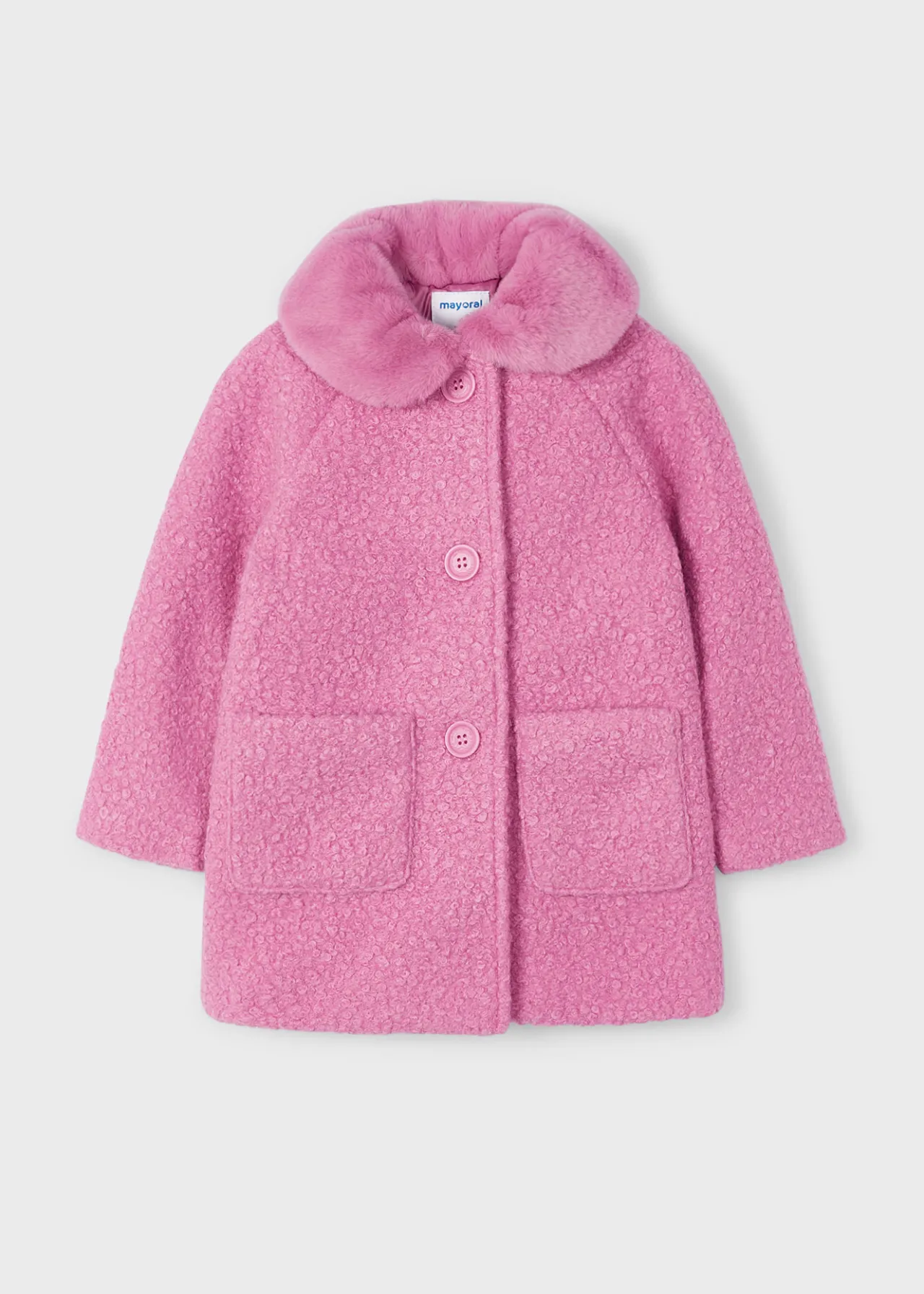 Capotto colletto pellicciotto bambina^Mayoral Best