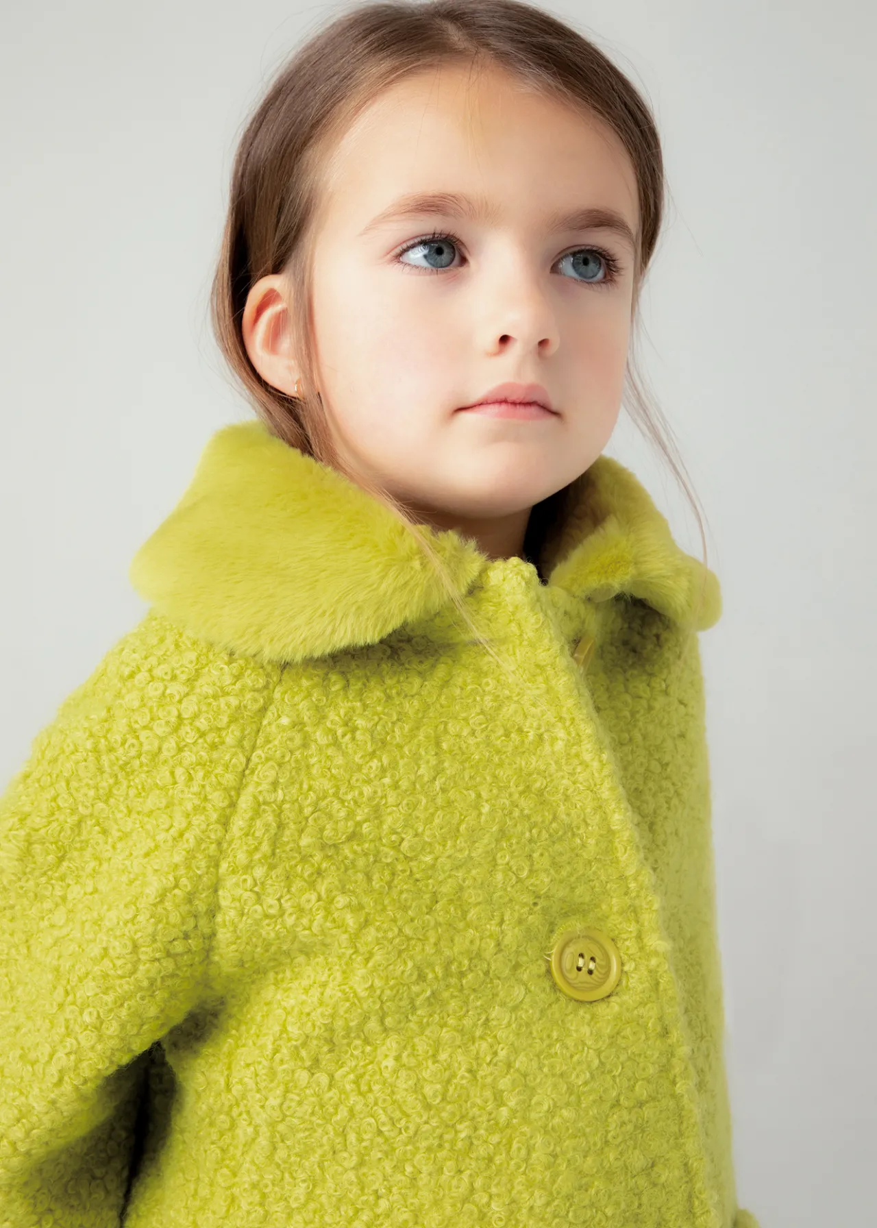 Capotto colletto pellicciotto bambina^Mayoral Store