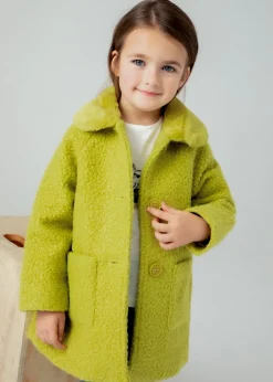 Capotto colletto pellicciotto bambina^Mayoral Store