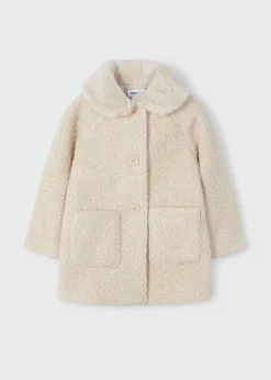 Capotto colletto pellicciotto bambina^Mayoral Fashion