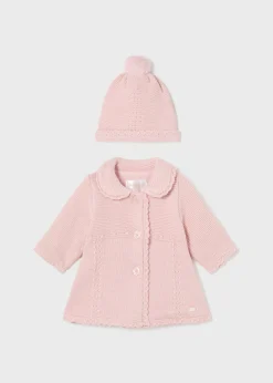 Capotto maglia con cappello neonata^Mayoral New
