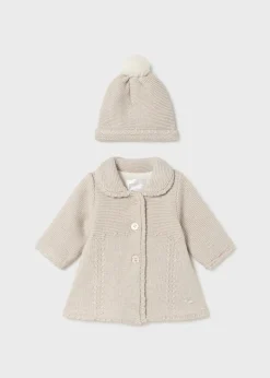 Capotto maglia con cappello neonata^Mayoral Sale