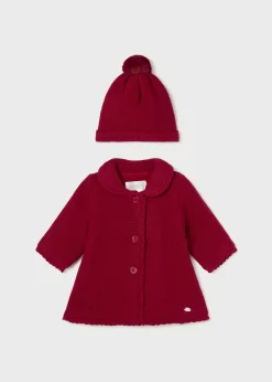 Capotto maglia con cappello neonata^Mayoral Flash Sale