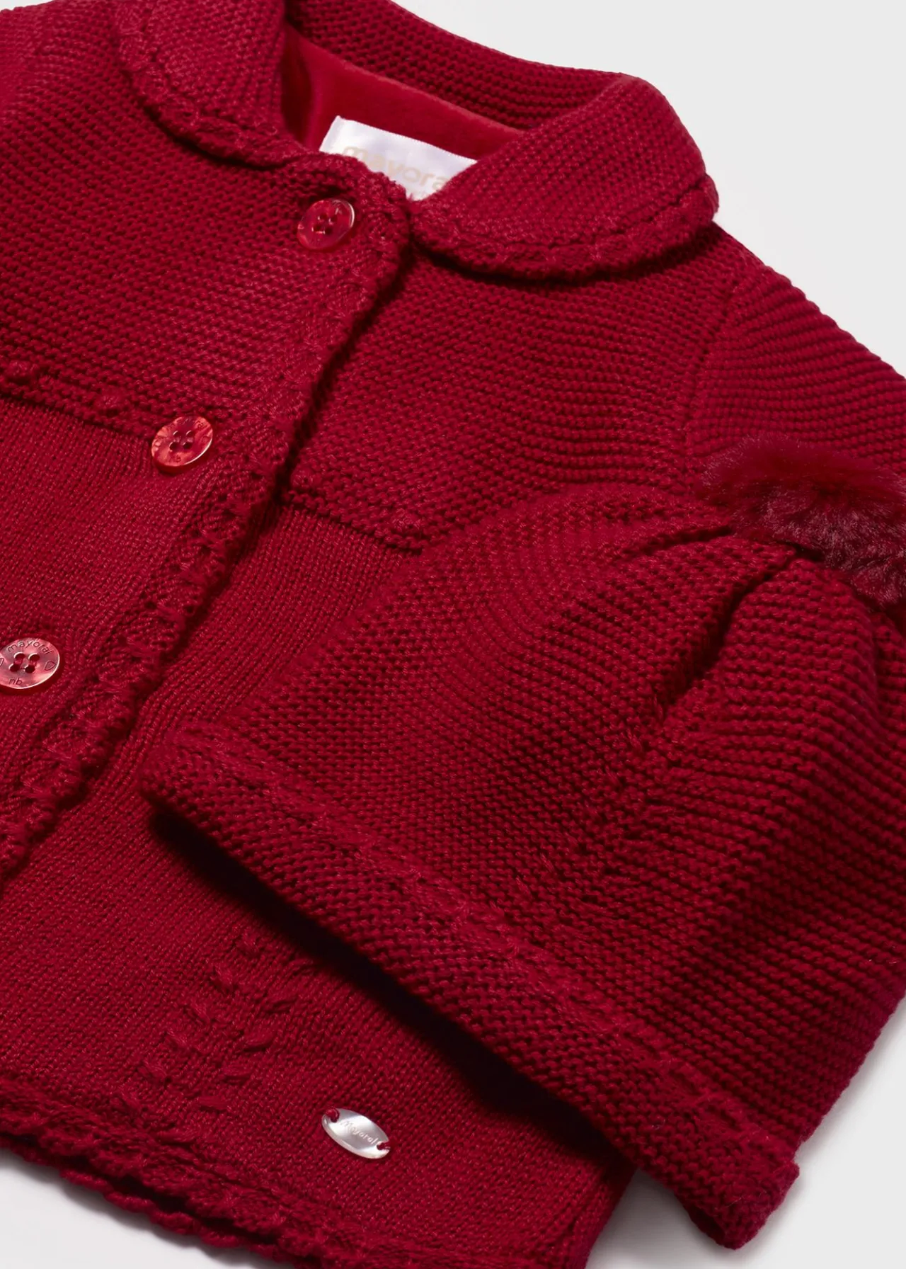 Capotto maglia con cappello neonata^Mayoral Flash Sale