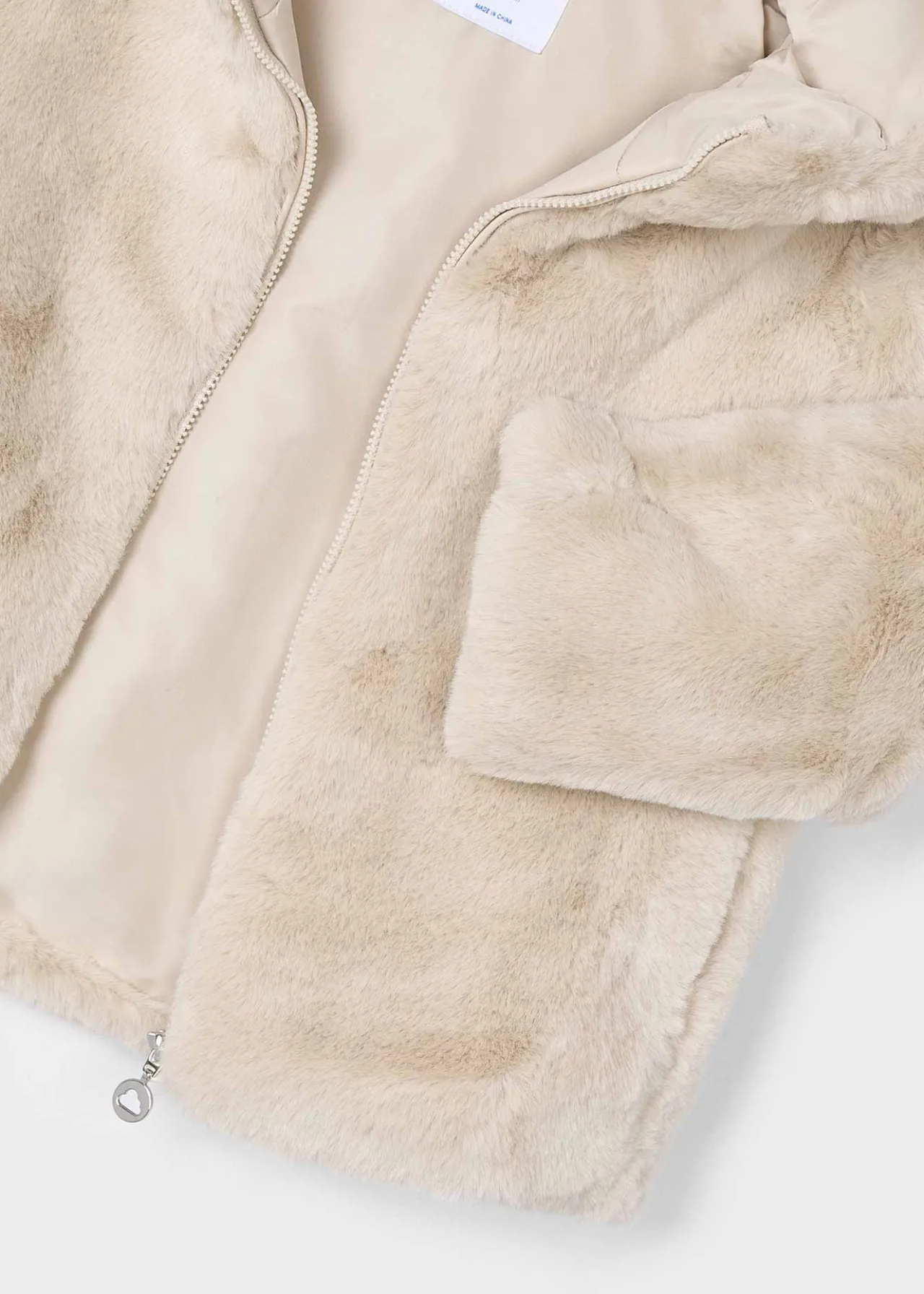 Capotto pellicciotto bambina^Mayoral Fashion