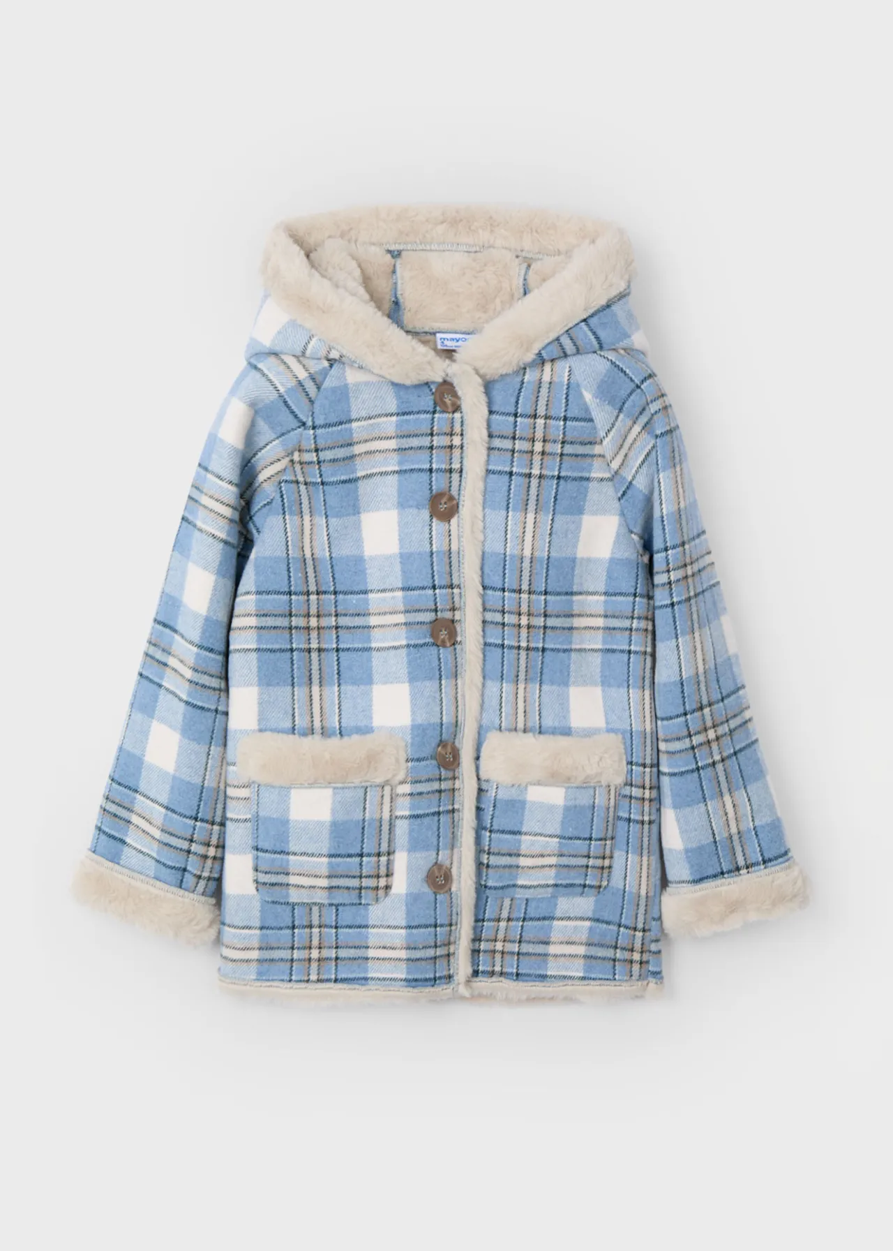 Capotto quadri bambina^Mayoral New