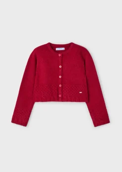 Cardigan in maglia bambina^Mayoral Sale