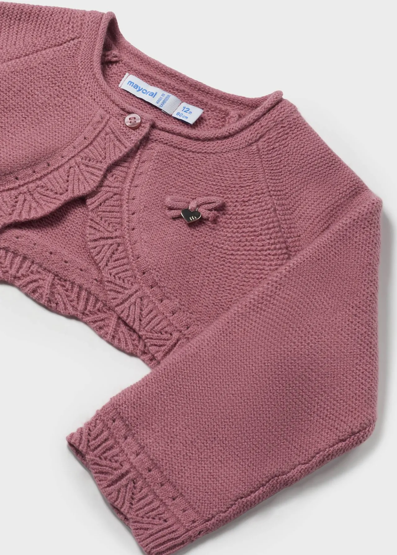Cardigan in maglia basico neonata^Mayoral Best