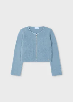 Cardigan in maglia cerniera bambina^Mayoral Shop