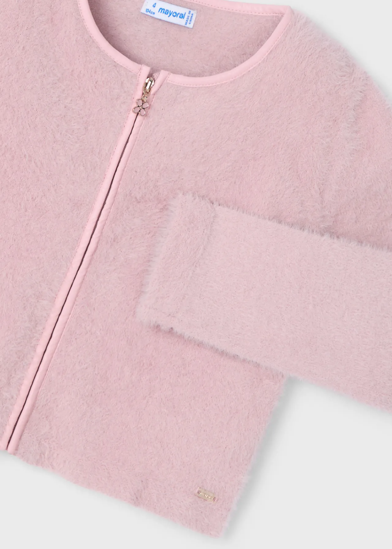 Cardigan in maglia cerniera bambina^Mayoral New