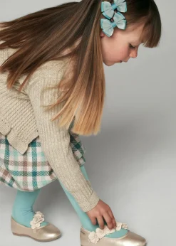 Cardigan in maglia colletto pellicciotto bambina^Mayoral Cheap