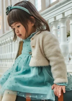 Cardigan in maglia effetto pellicciotto neonata^Mayoral Hot
