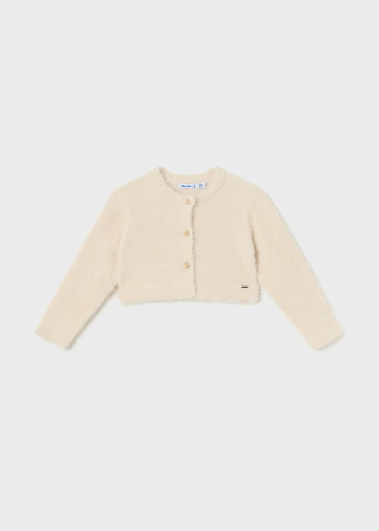 Cardigan in maglia effetto pellicciotto neonata^Mayoral Hot
