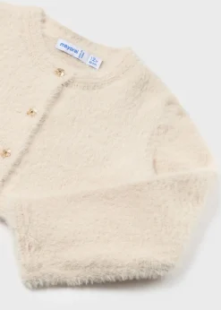 Cardigan in maglia effetto pellicciotto neonata^Mayoral Hot