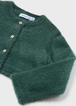 Cardigan in maglia effetto pellicciotto neonata^Mayoral Cheap