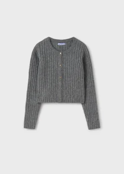 Cardigan in maglia ragazza^Mayoral Store