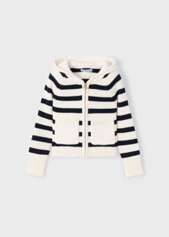 Cardigan righe tasche bambina^Mayoral Hot