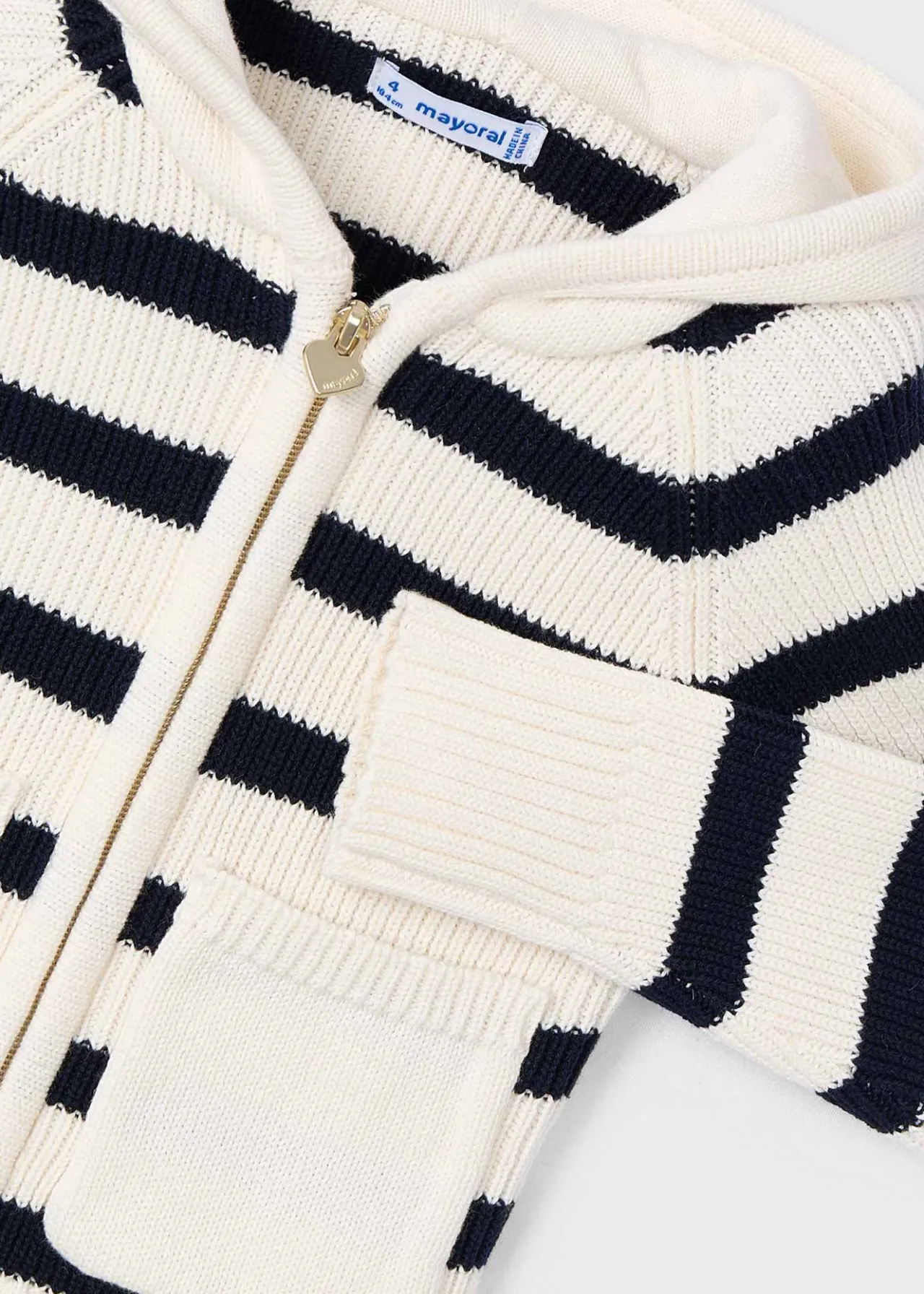 Cardigan righe tasche bambina^Mayoral Hot