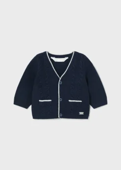 Cardigan tricot contrasti neonato^Mayoral Outlet