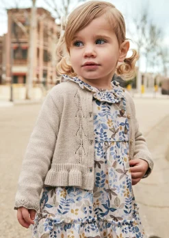 Cardigan volant tricot neonata^Mayoral Shop