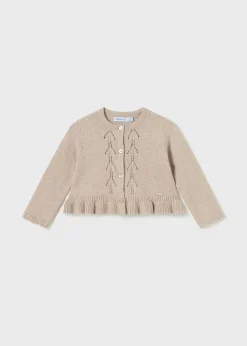 Cardigan volant tricot neonata^Mayoral Shop