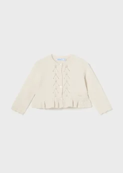 Cardigan volant tricot neonata^Mayoral Shop