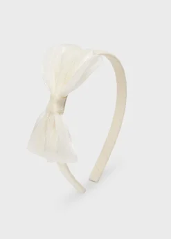 Cerchietto fiocco chiffon bambina^Mayoral New